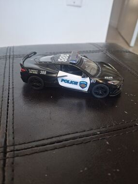 Black & White Police Toy Car for Kids - Unbranded